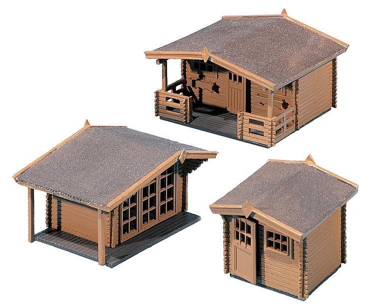 Faller 130208 - 3 Gartenhäuser H0 1:87