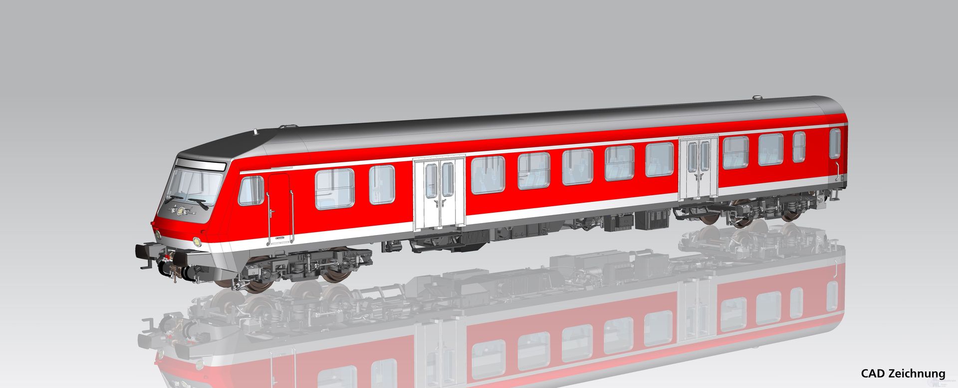 Piko 28021 - Mitteleinstiegs-Steuerwagen DB Ep.V Bybdzf 482.1 H0/WS