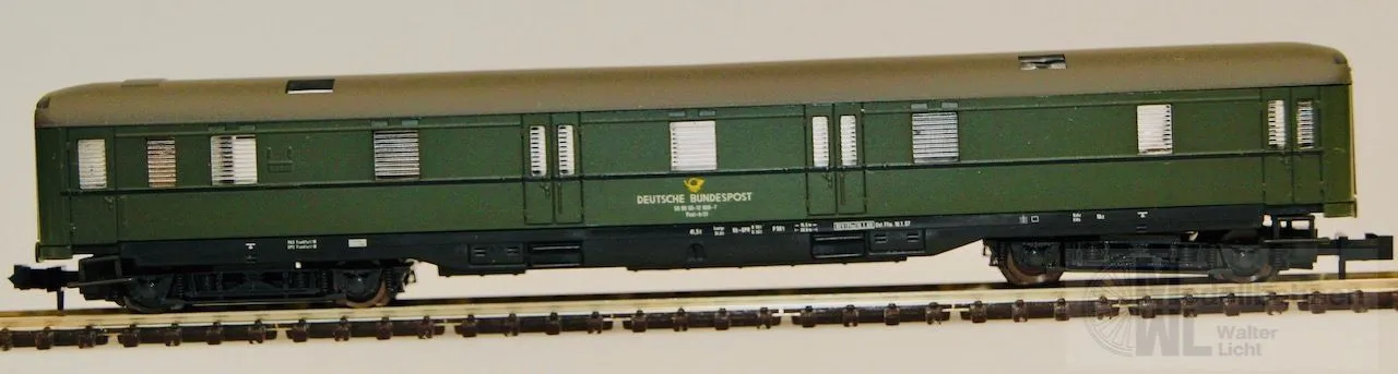 Roco 02270A - ROCO - Schürzen Bahnpostwagen DB N 1:160