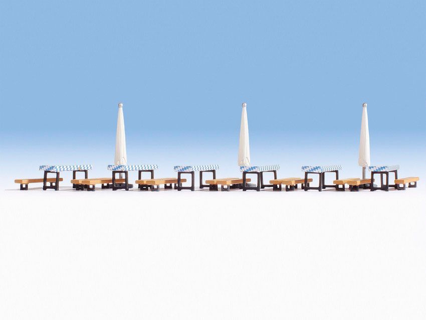 Noch 14817 - Biergarten-Zubehör H0 1:87