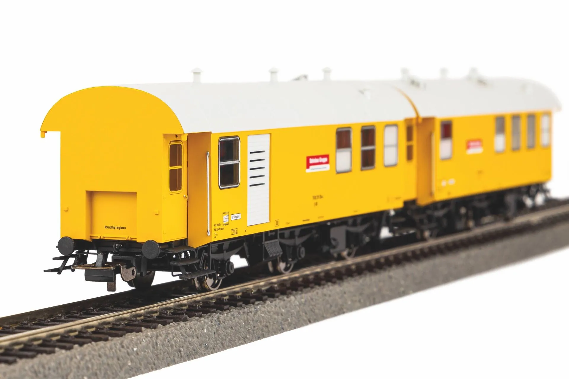 Piko 55919 - Wohn-Werkstattwagen Set DB Bahnbau Ep.VI 2.tlg. 3yg H0/WS  Expert Plus