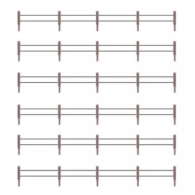 Faller 180432 - Eisenzaun mit Betonpfosten 400 cmH0 1:87