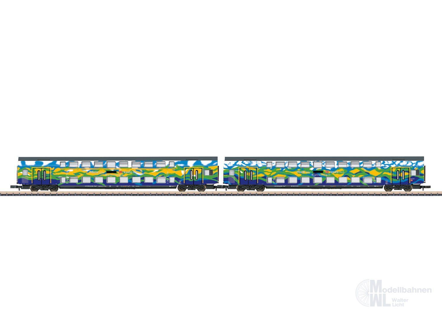 Märklin 87306 - Doppelstockwagenset DB Ep.VI Touristik-1 2.tlg. Z 1:220