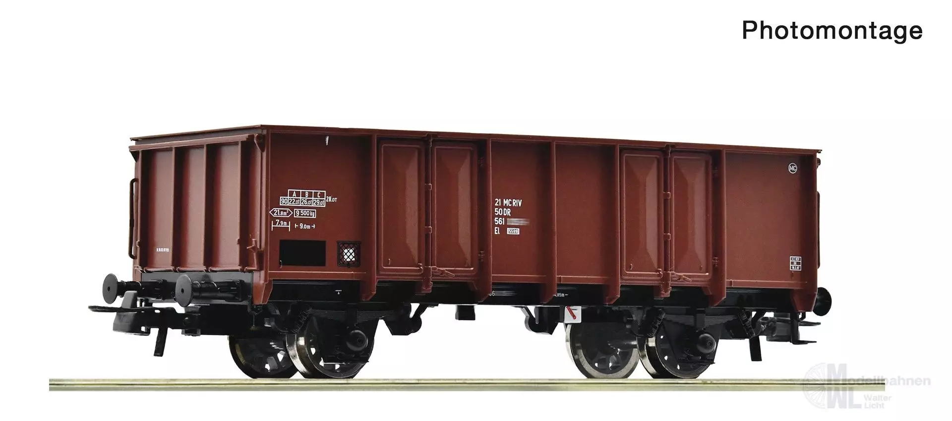 Roco 6600281 - Güterwagen offen DB Ep.IV H0/GL