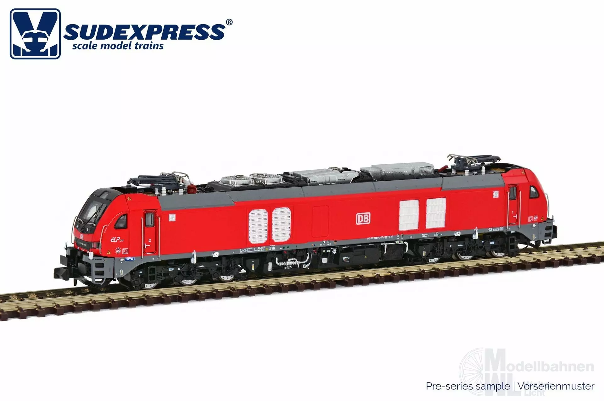 Sudexpress N1592401 - Zweikraftlok BR 159 / EuroDual DB Cargo Ep.VI N 1:160