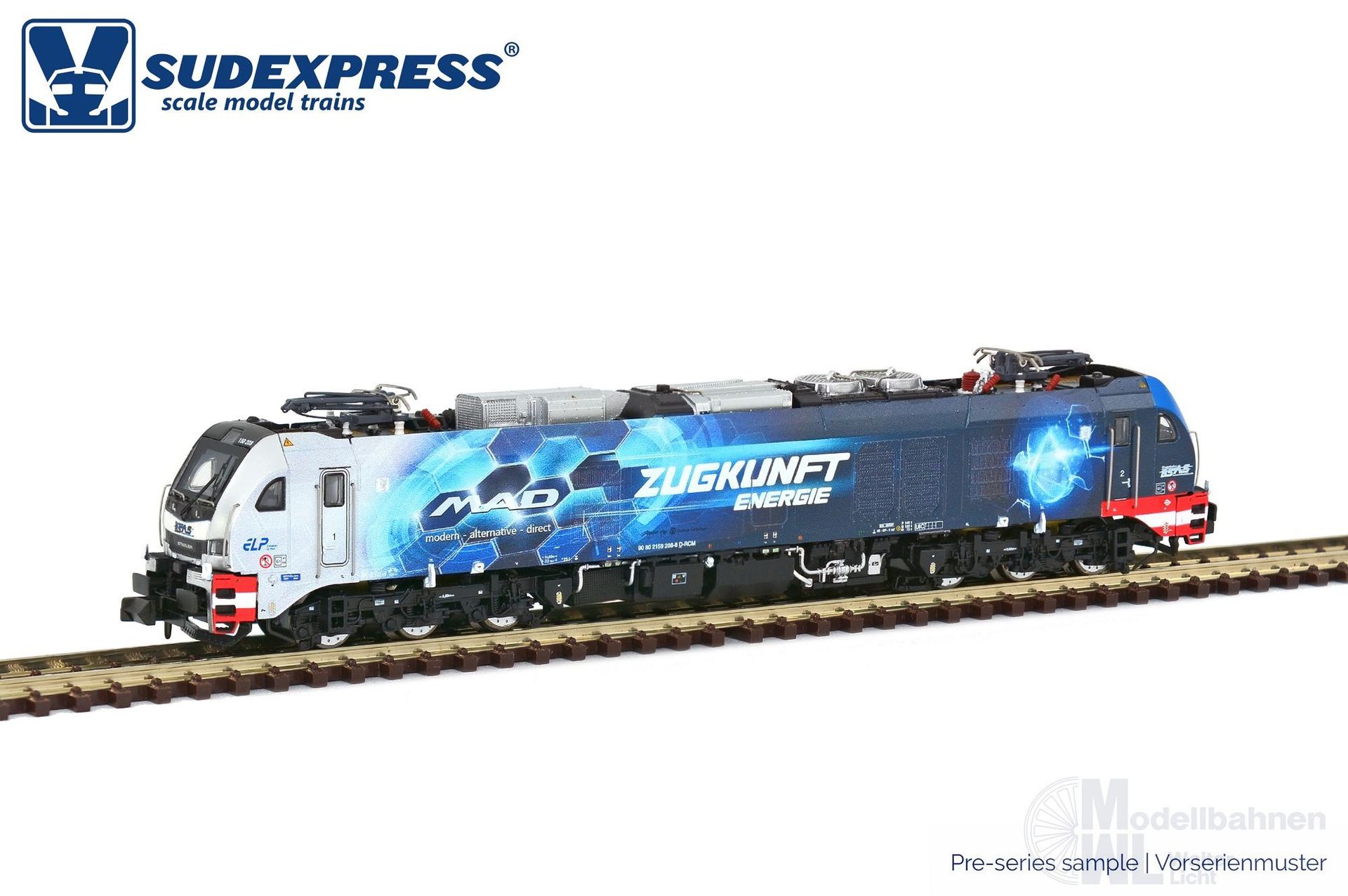 Sudexpress N1592080 - Zweikraftlok BR 159 / EuroDual BSAS Ep.VI N 1:160 Sound
