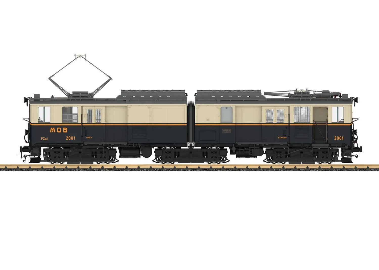LGB 26662 - Triebwagen FZe 6/6 MOB Ep.II 1:22,5 Sound