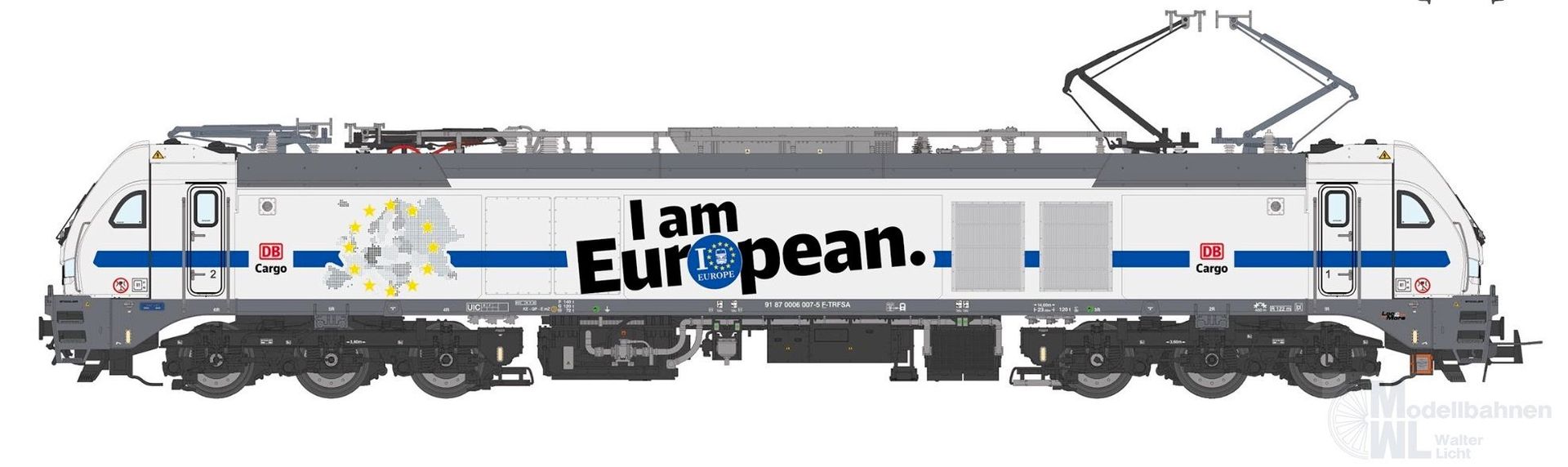 Sudexpress N0060071 - E-Lok BR 6007-5 Euro 6000 DB Cargo Ep.VI 'I am European N 1:160