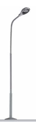 Busch 4155 - Stahlrohrmast-Lampe H0 1:87
