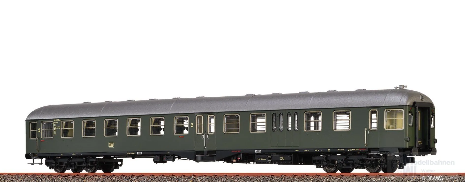 Brawa 58105 - Steuerwagen DB Ep.III BPw4ymgf H0/WS Basic+ LED