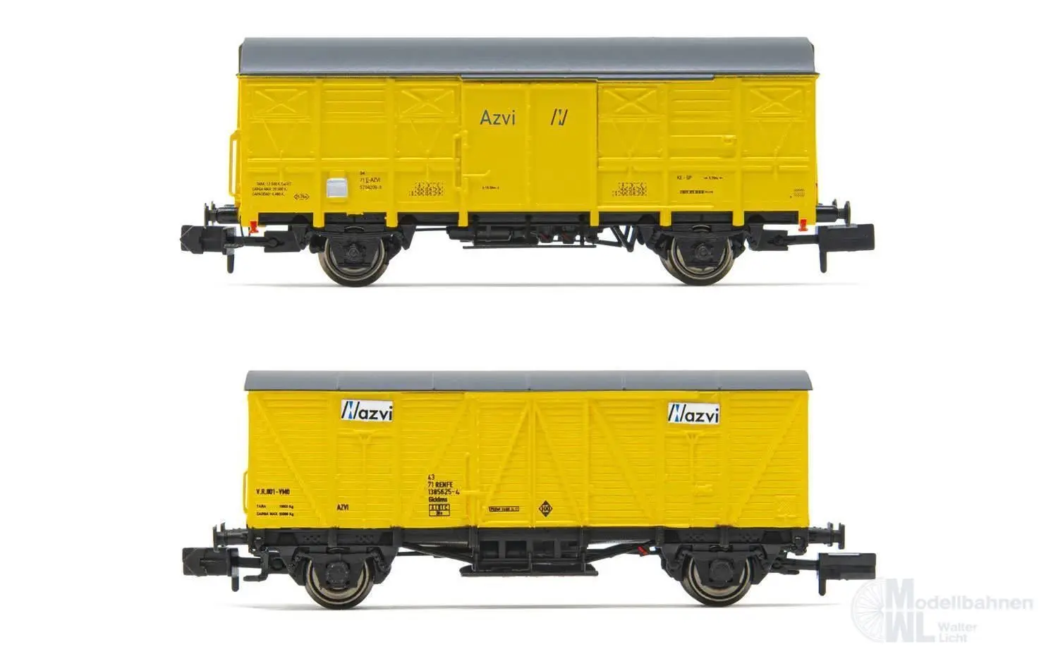 Arnold 6517 - Güterwagen Set AZVI Ep.V/VI 2.tlg. N 1:160