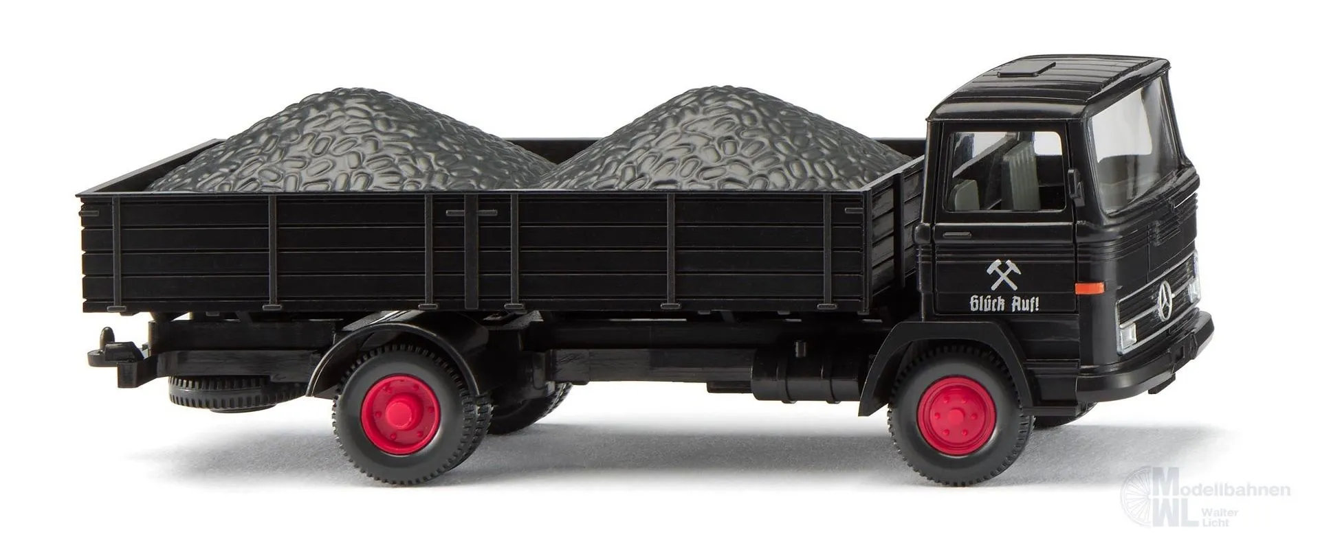 Wiking 043704 - Mercedes-Benz Pritschen-Lkw Glück Auf H0 1:87