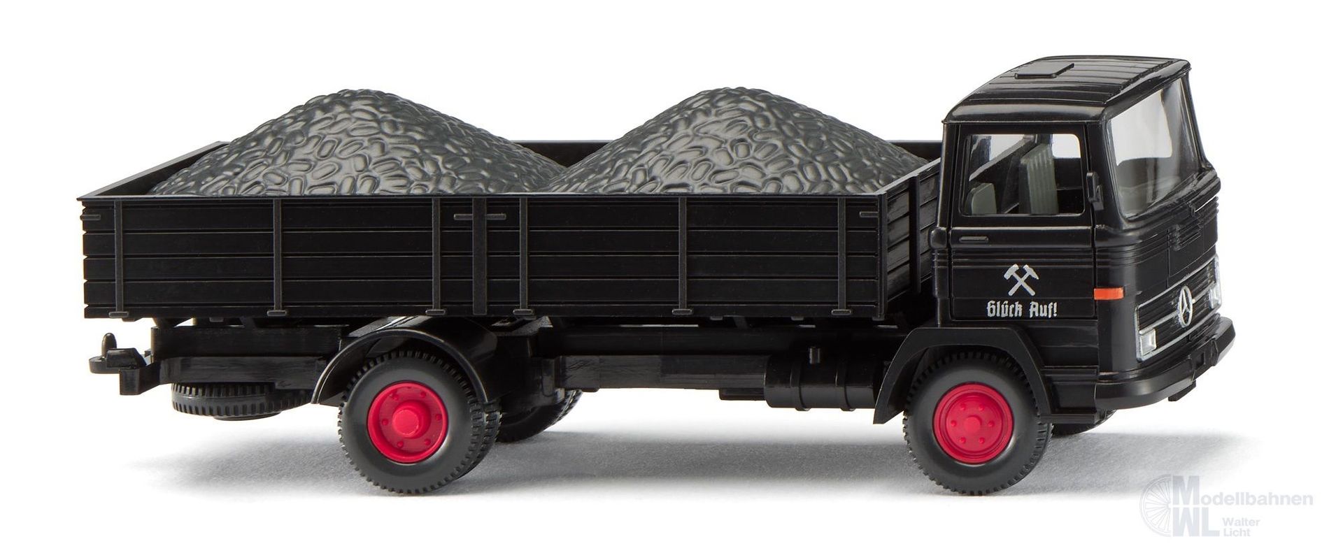 Wiking 043704 - Mercedes-Benz Pritschen-Lkw Glück Auf H0 1:87
