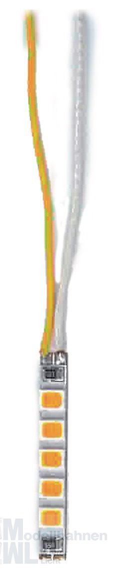 Viessmann 5158 - Mini LED-Leuchtstreifen 2,3mm mit 5 LEDs warmweiß 4 Stück