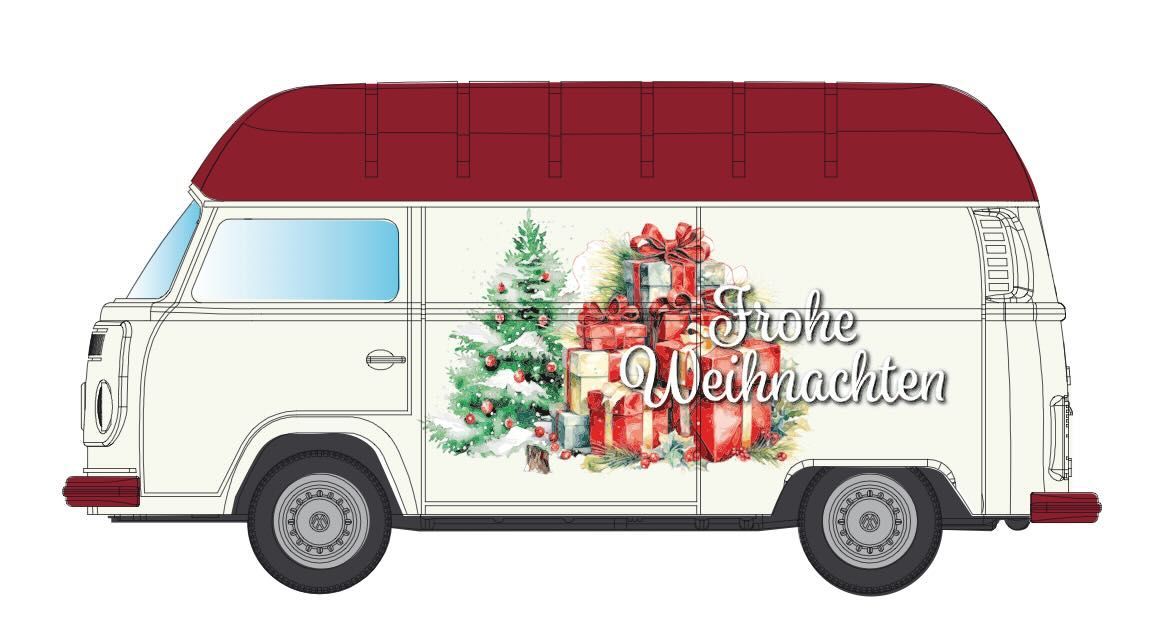 Lemke Minis 3968 - VW T2 Weihnachtsmodell N 1:160