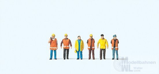 Preiser 79154 - Arbeiter in Sicherheitskleidu N 1:160