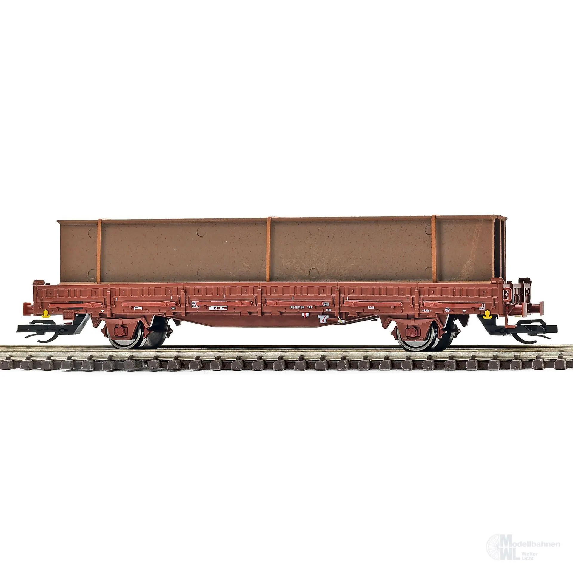 Busch 31520 - Flachwagen DR Ep.IV Ks Ladegut Stahlträger TT 1:120