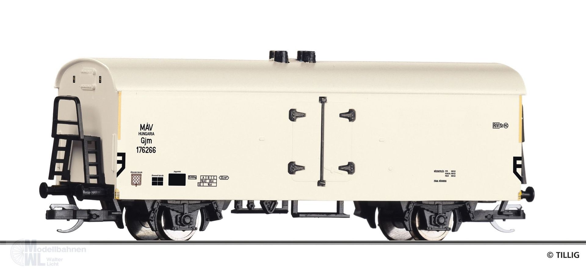 Tillig 14020 - Kühlwagen MAV Ep.III Gjm TT 1:120