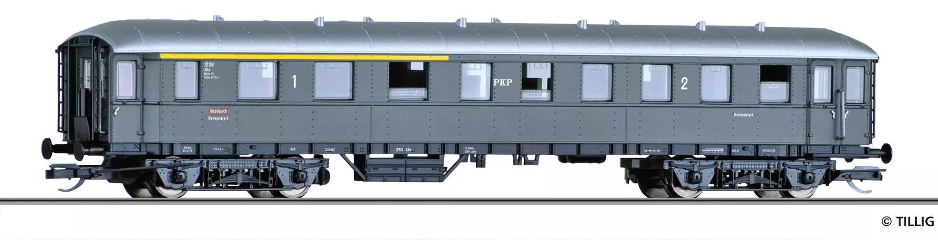 Tillig 13354 - Personenwagen PKP Ep.III 1./2.Kl. ABix TT 1:120