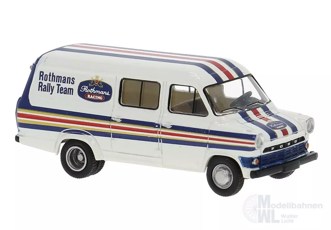 Brekina 34176 - Ford Transit das Rothmans Ford Teams H0 1:87