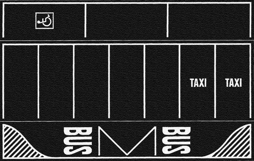 Noch 60718 - Parkplatz Asphalt, 2 Stück, je 22 x 14 cm H0 1:87