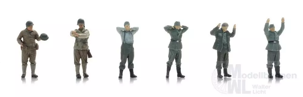 ARTITEC b.v. 7720012 - WM-Kriegsgefangene +  Amerikanische Soldaten BAUSATZ 1:72