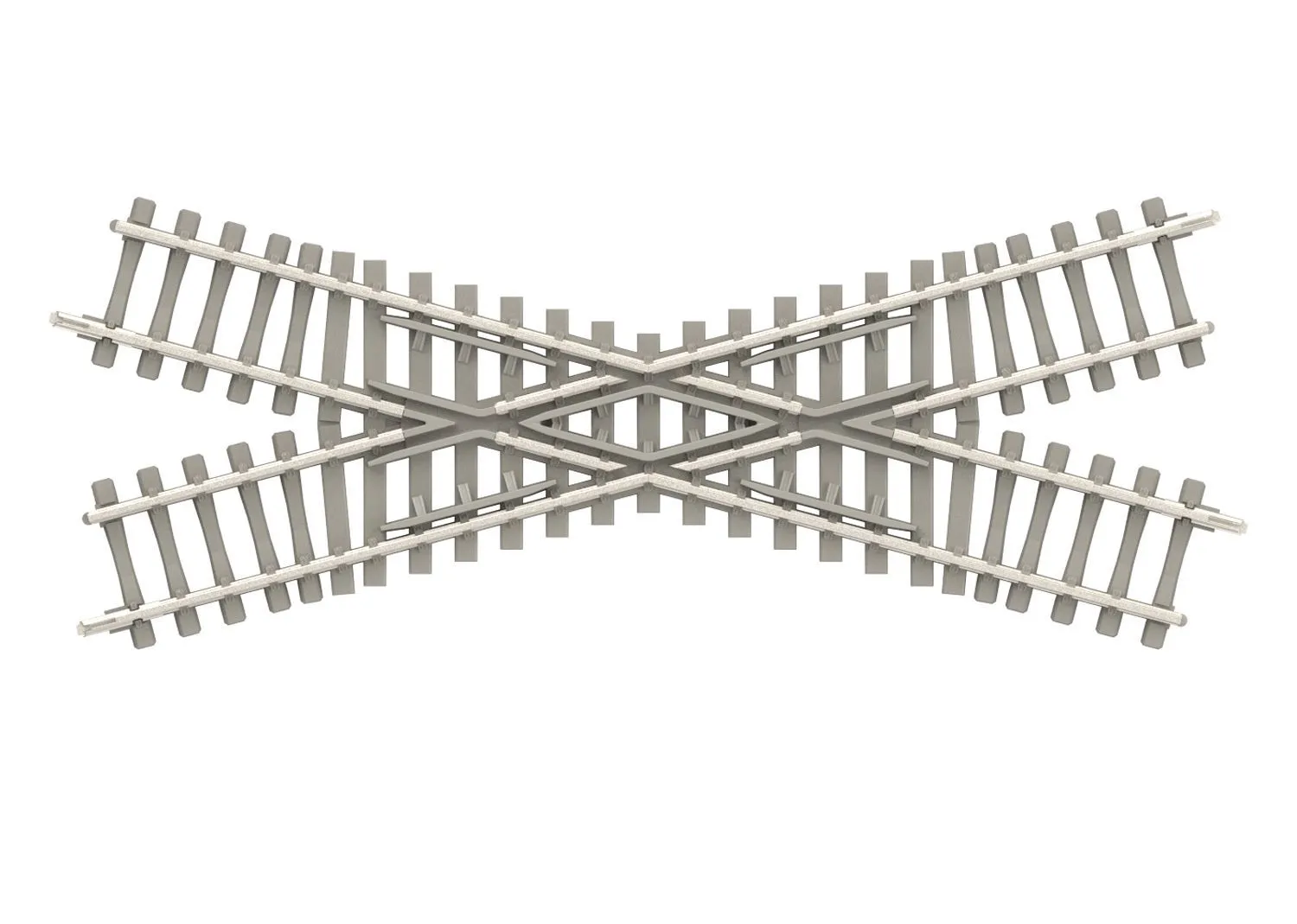 Trix 14558 - Kreuzung mit Betonschwellen 30° N 1:160