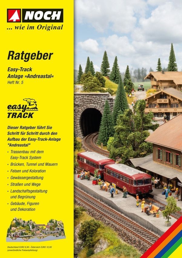 Noch 71903 - Guidebook Easy-Track Andreastal English, 120 pages G/1/0/H0/H0m/H0e/TT/N/Z