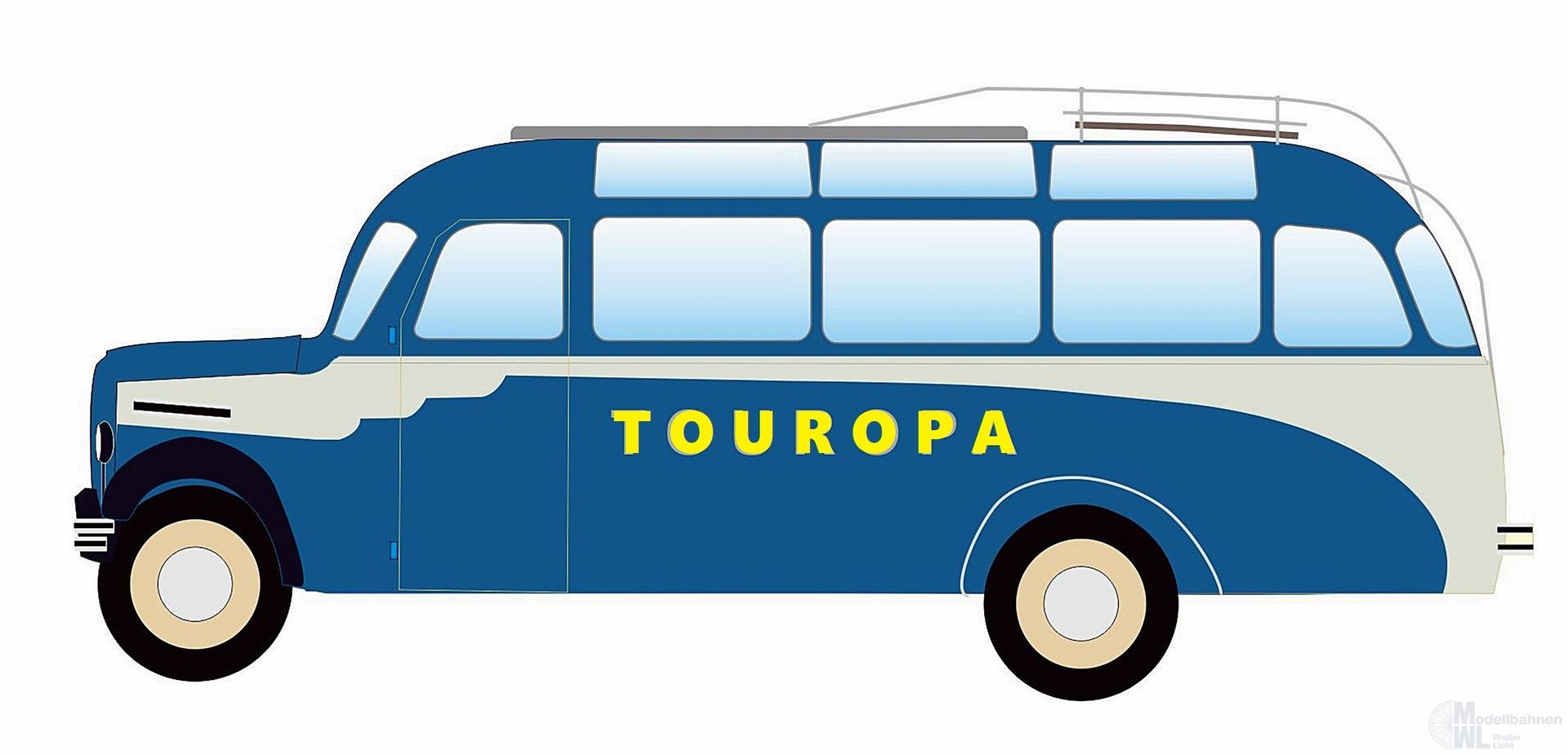 NPE NA88055 - Borgward Bus B 2000 Touropa 1:87