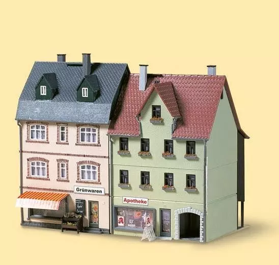 Auhagen 12345 - Wohnhäuser Bahnhofstraße 5/7 H0 1:87 / TT 1:120