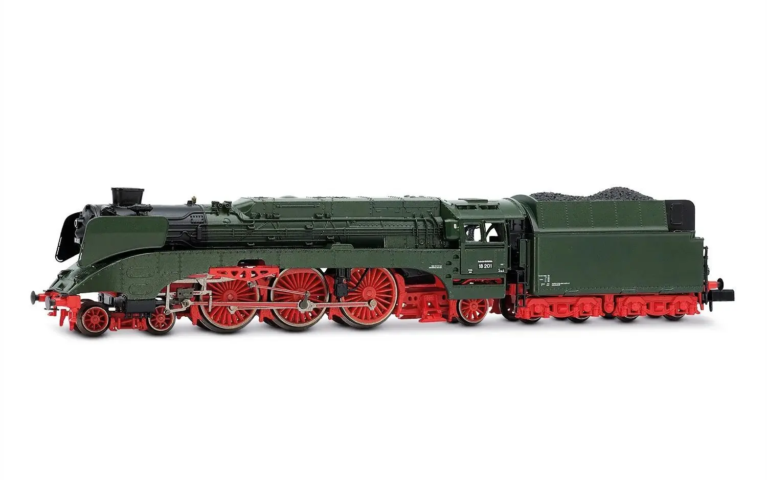 Arnold 2663 - Dampflok BR 18 201 DR Ep.III Kohletender N 1:160
