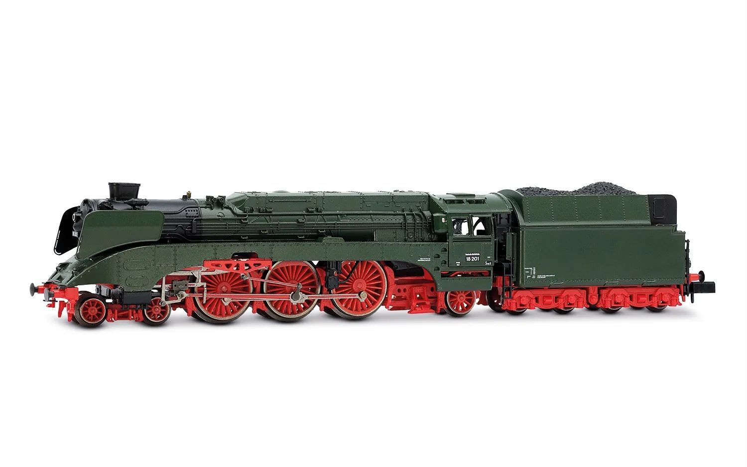 Arnold 2663 - Dampflok BR 18 201 DR Ep.III Kohletender N 1:160