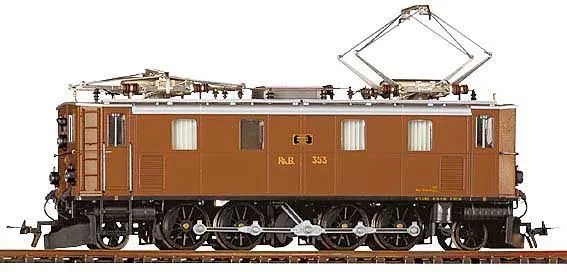 Bemo 1391113 - E-Lok Ge 4/6 353 RhB Ep.II-VI braun H0m Digital