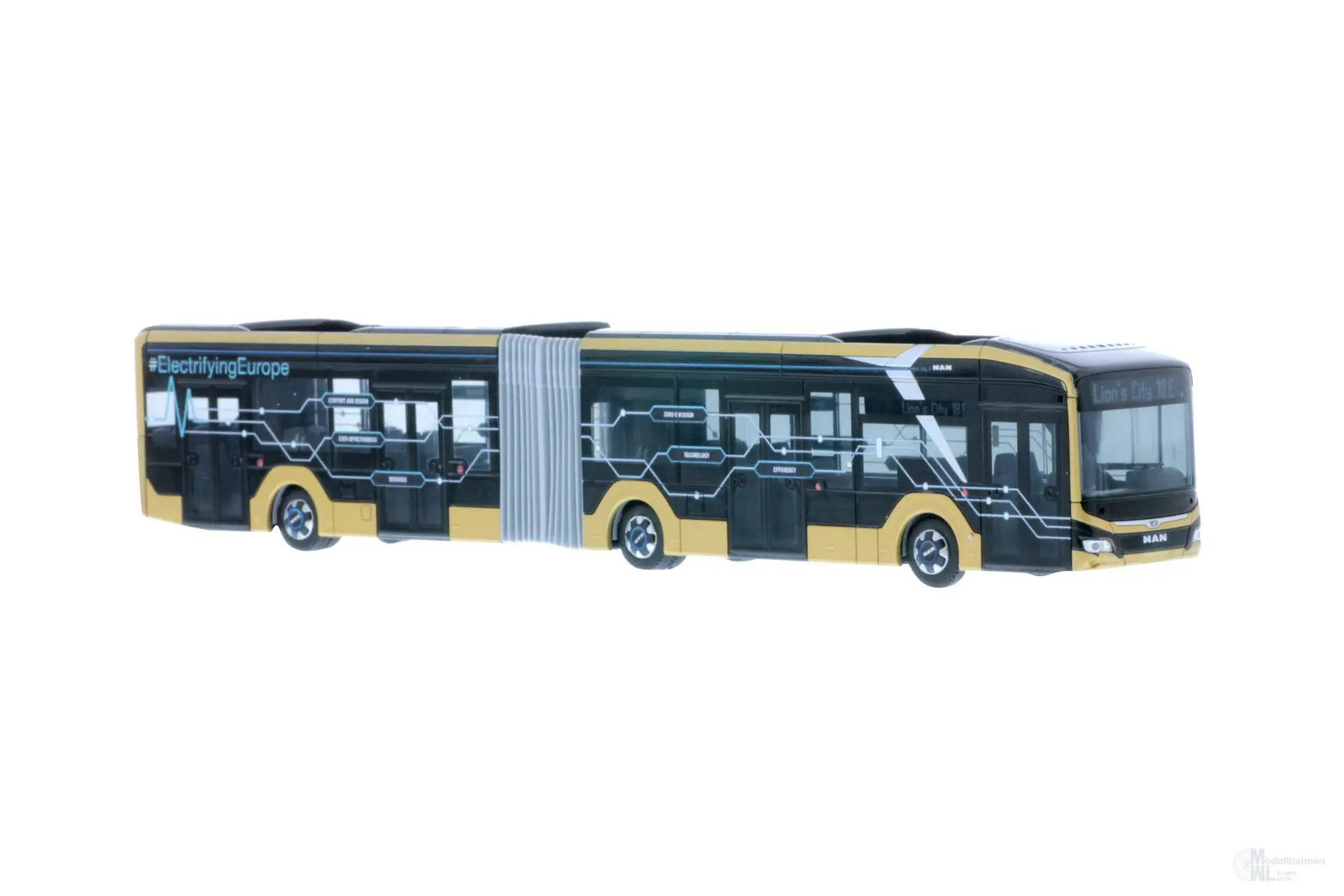 Rietze 76500 - MAN Lion's City 18 E 21 Vorführdesign H0 1:87