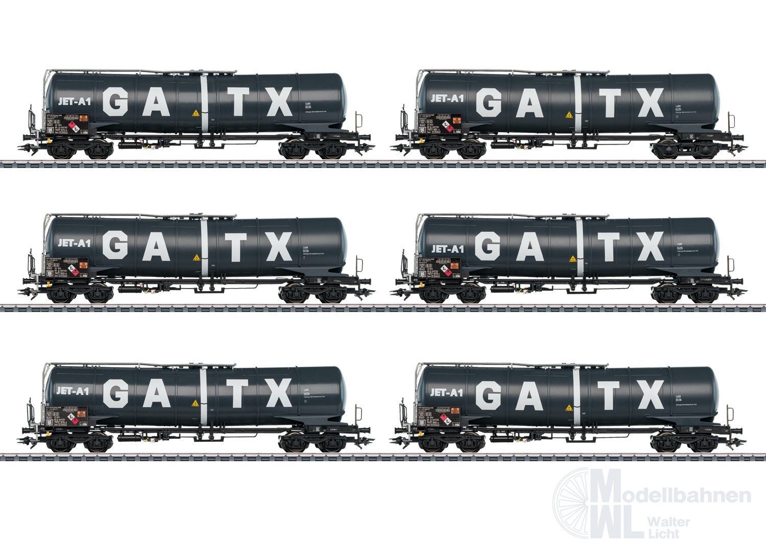 Märklin 47546 - Kesselwagen-Set GATX Ep.VI JET A1 5.tlg. H0/WS