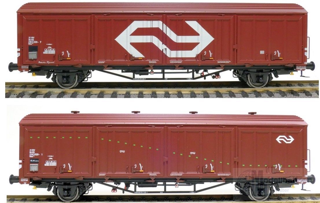 Exact Train 20820 - Güterwagen Set NS Ep.IV 2.tlg. H0/GL Exact Train 20820 - Güterwagen Set NS Ep.IV 2.tlg. H0/GL