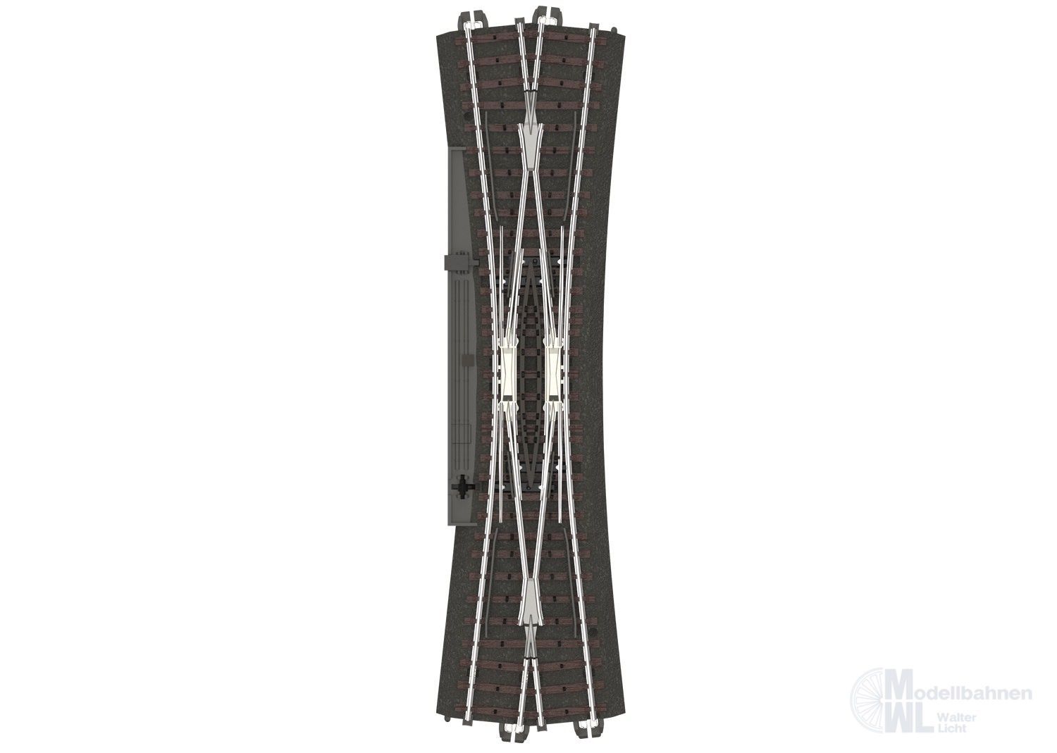 Märklin 24720 - DKW 12° Schlanke Doppelkreuzungsweiche C-Gleis H0/WS