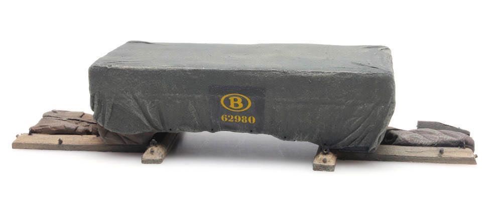 ARTITEC b.v. 487.801.68 - Ladung: Transportkiste unter Plane NMBS H0 1:87