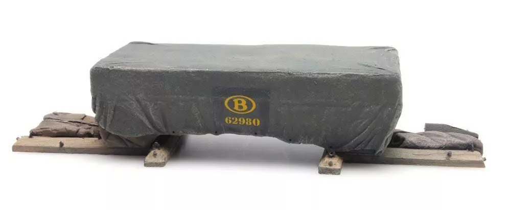 ARTITEC b.v. 487.801.68 - Ladung: Transportkiste unter Plane NMBS H0 1:87