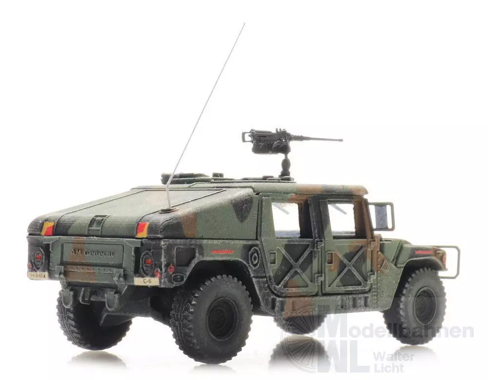 ARTITEC b.v. 6870543 - US Humvee Camo Armored .50 MG TK/INF H0 1:87