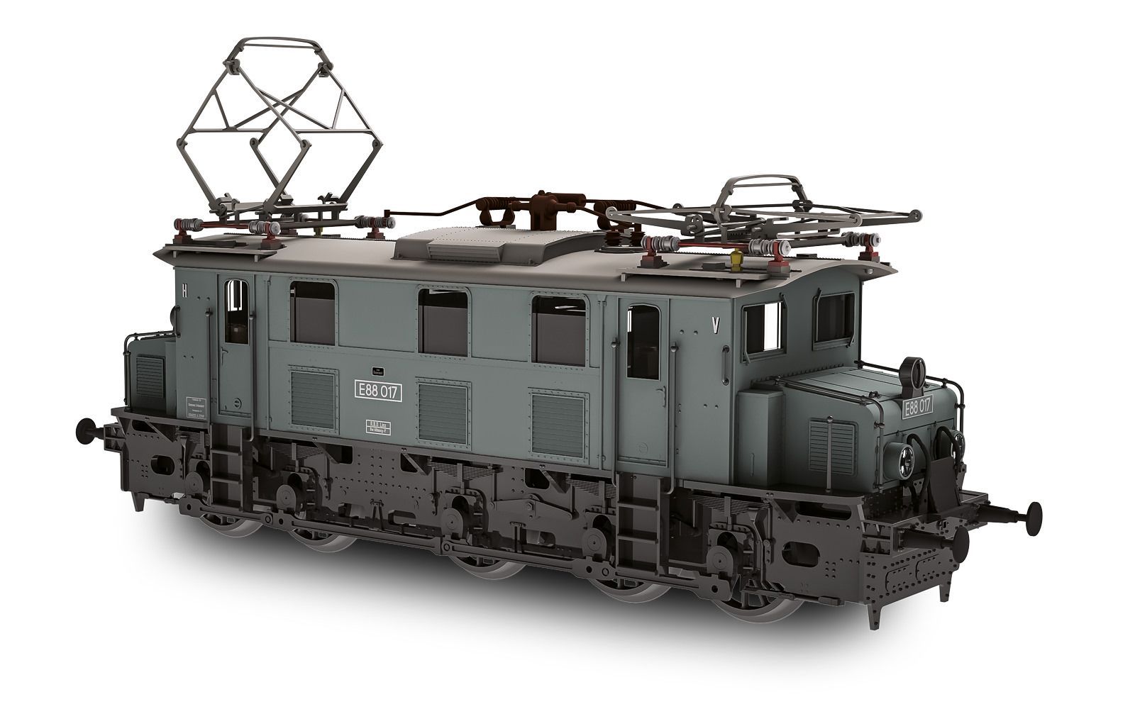 Jägerndorfer Modellbahn 21400 - E-Lok E 88.0 DRG Ep.II grau H0/GL