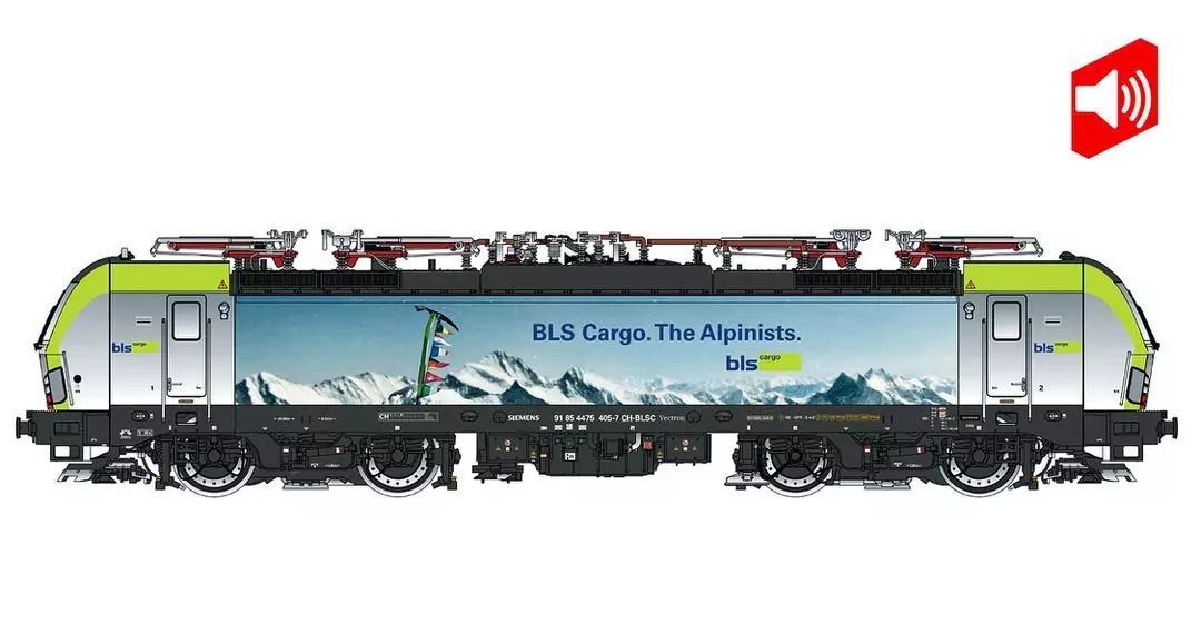 LS Models 17115S - E-Lok Re 475 Vectron BLS Cargo Ep.VI H0/GL Sound