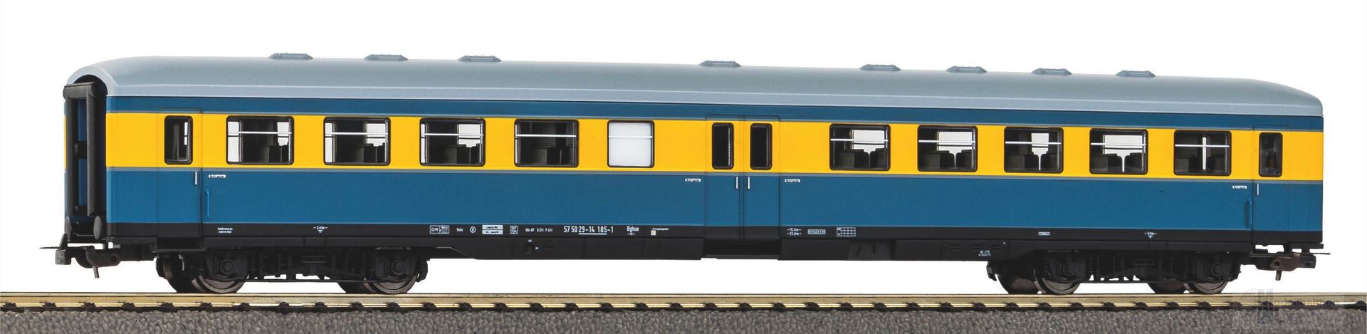 Piko 53351 - Durchgangswagen DR Ep.IV 2.Kl. S-Bahn-Leipzig H0/GL Classic