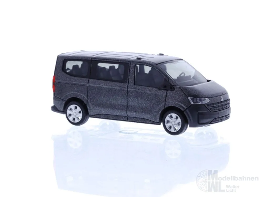 Rietze 11726 - Volkswagen e-Transporter T7 Bus KR FD graphite dust metallic H0 1:87
