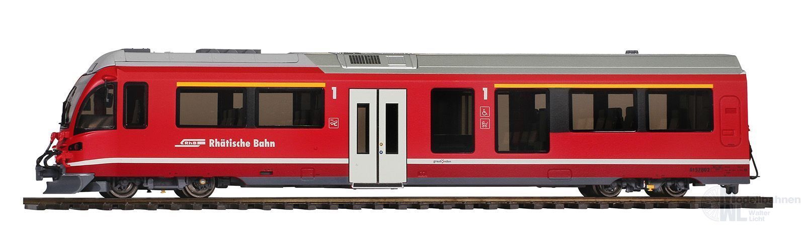 Bemo 3298182 - Albula Gliederzug Steuerwagen RhB Ep.VI At 578 01 H0m