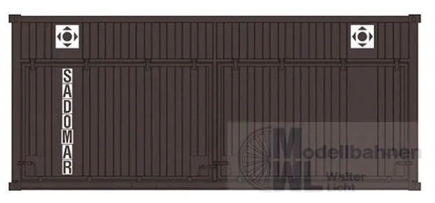 Sudexpress S6010 - Container 20' Sadomar 80-0er Jahre H0 1:87