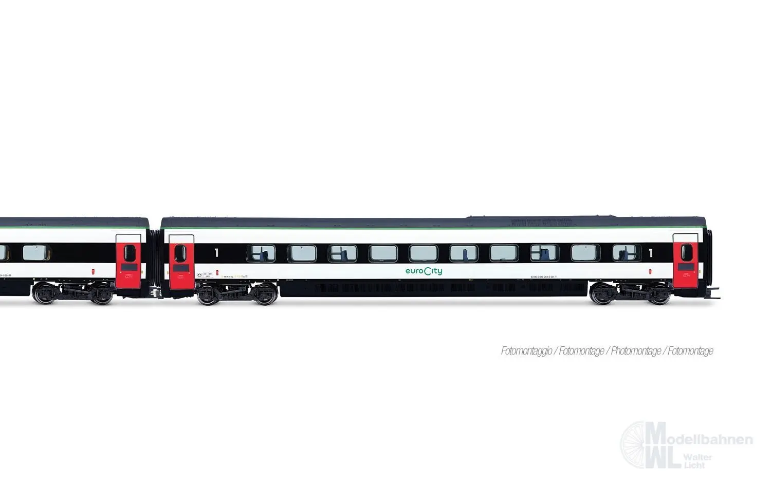 Lima 4689 - Ergänzungswagen Set ETR 610 FS Trenitalia Ep.VI 3.tlg. H0/GL