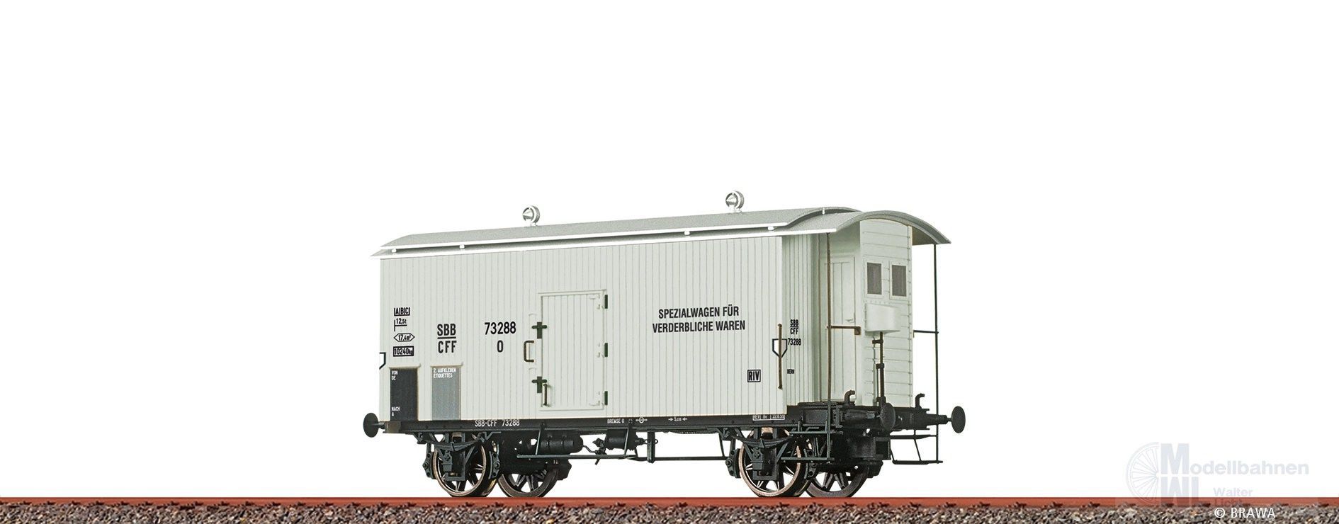 Brawa 50780 - Kühlwagen SBB Ep.III K2 H0/GL