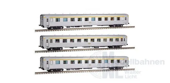 Sudexpress S0121 - Personenwagen Set CP Ep.IV 3.tlg. Sorefame Foguete H0/GL