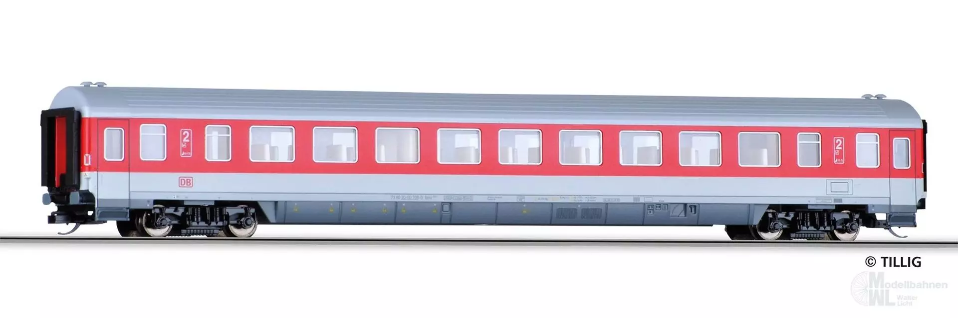 Tillig 16519 - Personenwagen DB Ep.V 2.Kl. Bpmz 293 2.Betriebsnummer TT 1:120